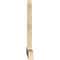 Ekena Millwork Portland Rough Sawn Timber Gable Bracket, Douglas Fir, 84"W x 49"H x 4"D x 6"F, 14/12 Pitch GBW084X49X0406POR00RDF - alternate 5